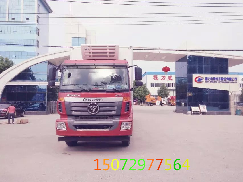 歐曼前四后四9米6冷藏車(chē)