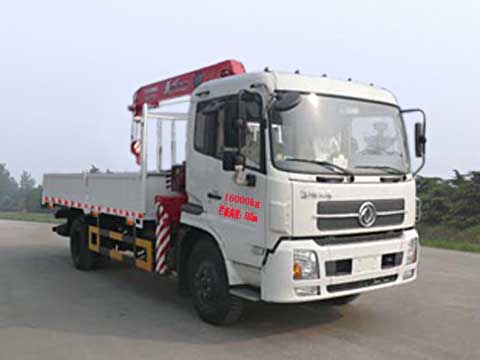 程力威牌CLQ5160JSQ4D型隨車(chē)起重運輸車(chē) 