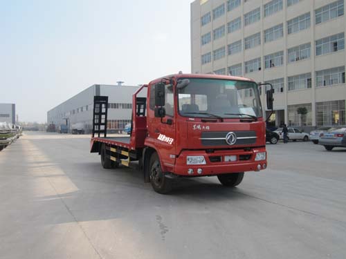 程力威牌CLQ5120TPB4D型平板運輸車(chē) 
