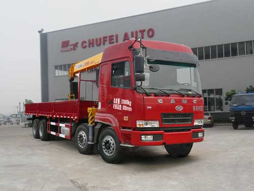 程力威牌CLQ5310JSQ4HN型隨車(chē)起重運輸車(chē) 