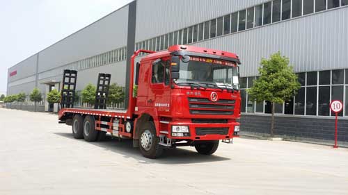 程力威牌CLQ5250TPB4SX型平板運輸車(chē) 